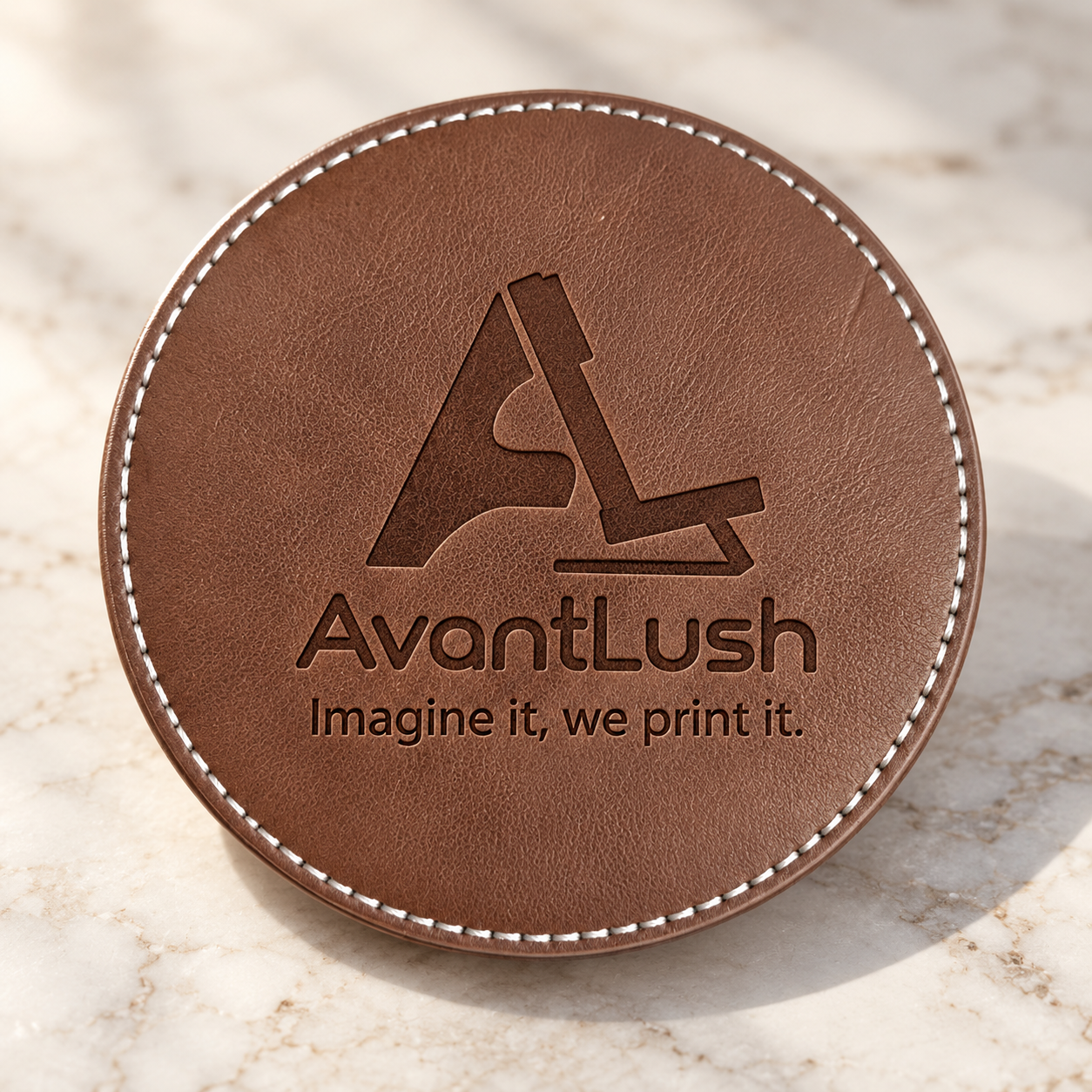 Custom Business Logo Coaster Set of 6 — photo 6 of 7