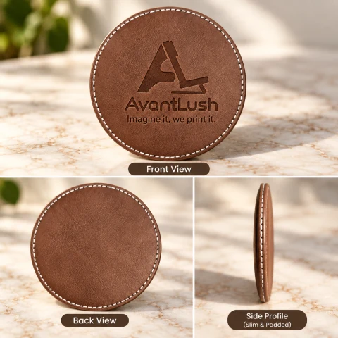Custom Business Logo Coaster Set of 6 — Photo 2