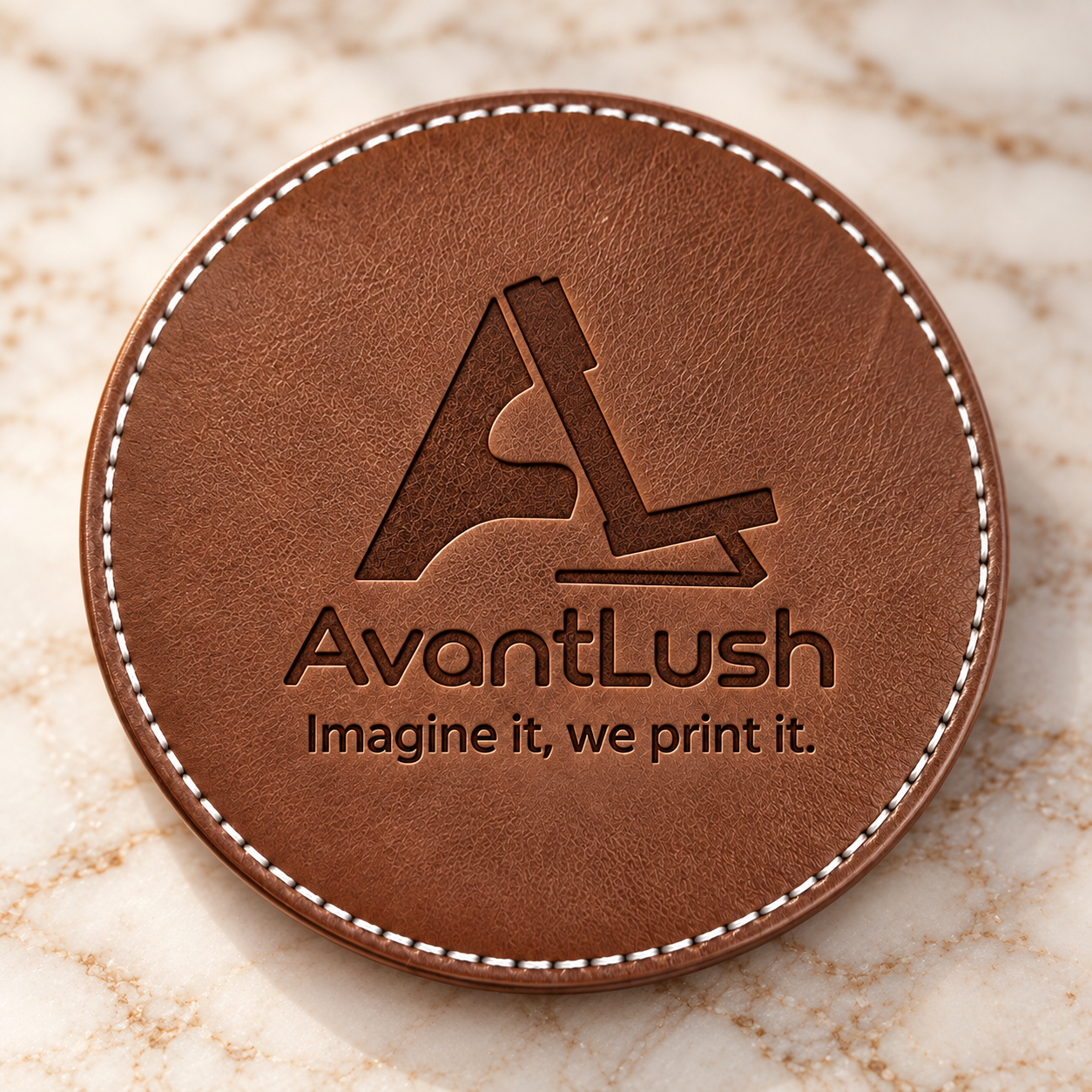 Custom Business Logo Coaster Set of 6 — photo 4 of 7