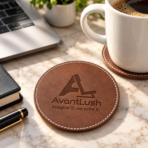 Custom Business Logo Coaster Set of 6 — Photo 3