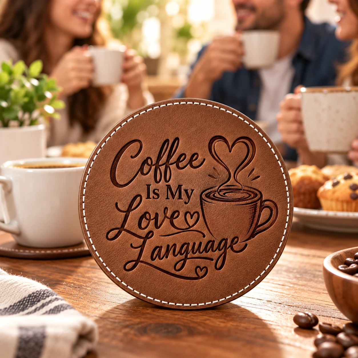 Coffee Is My Love Language Coaster - Set of 4