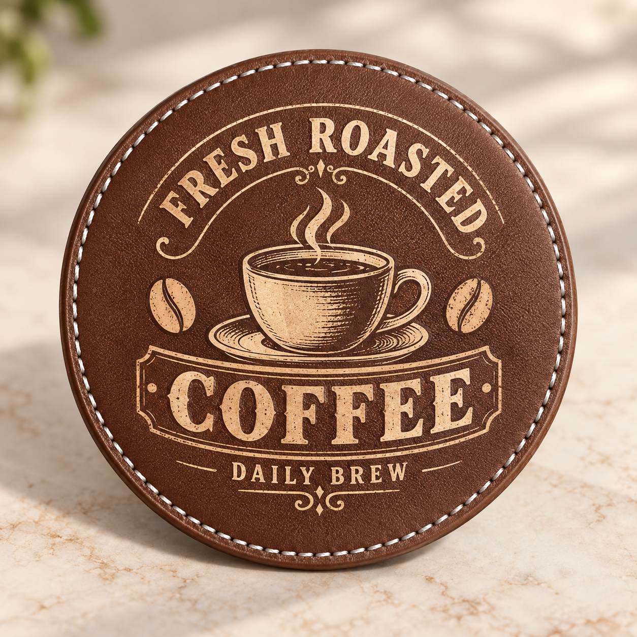 Fresh Roasted Coffee Coaster Set of 4
