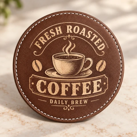 Fresh Roasted Coffee Coaster Set of 4 — Photo 1