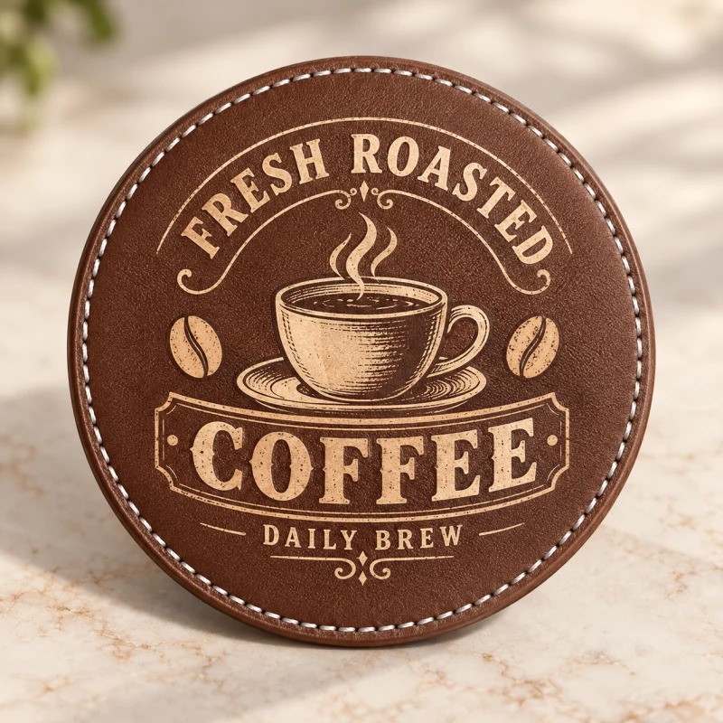 Fresh Roasted Coffee Coaster Set of 4