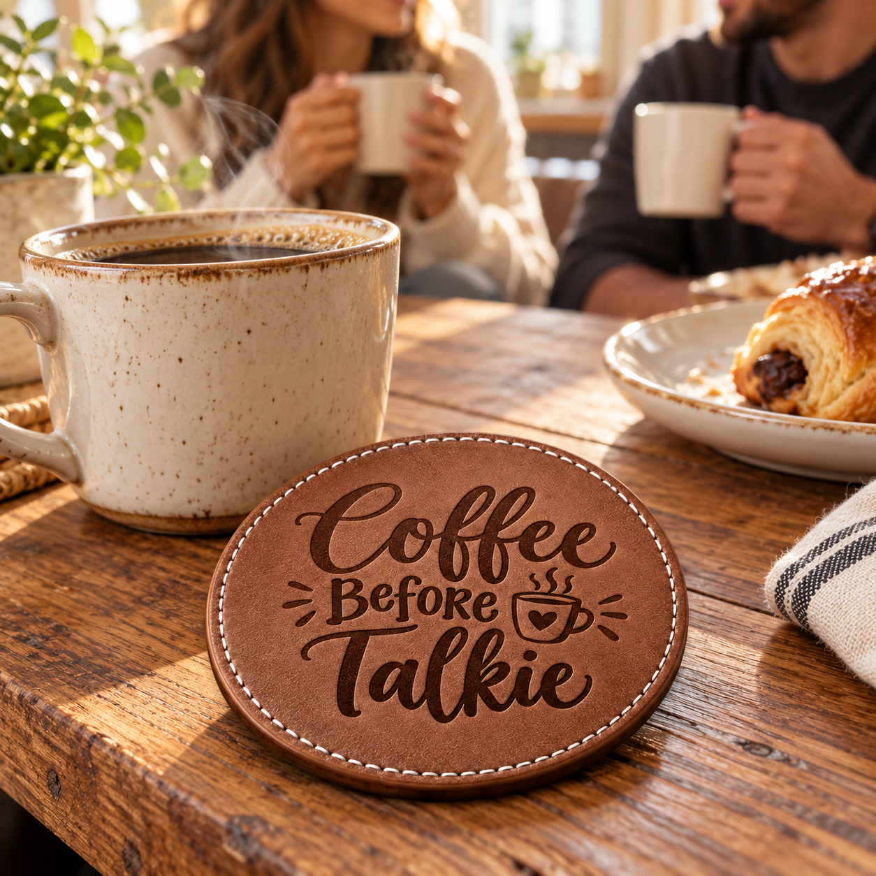 Coffee Before Talkie Coaster Set of 4 — photo 4 of 7
