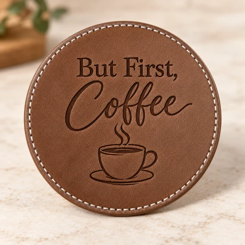 But First Coffee Coaster Set of 4 — Photo 1