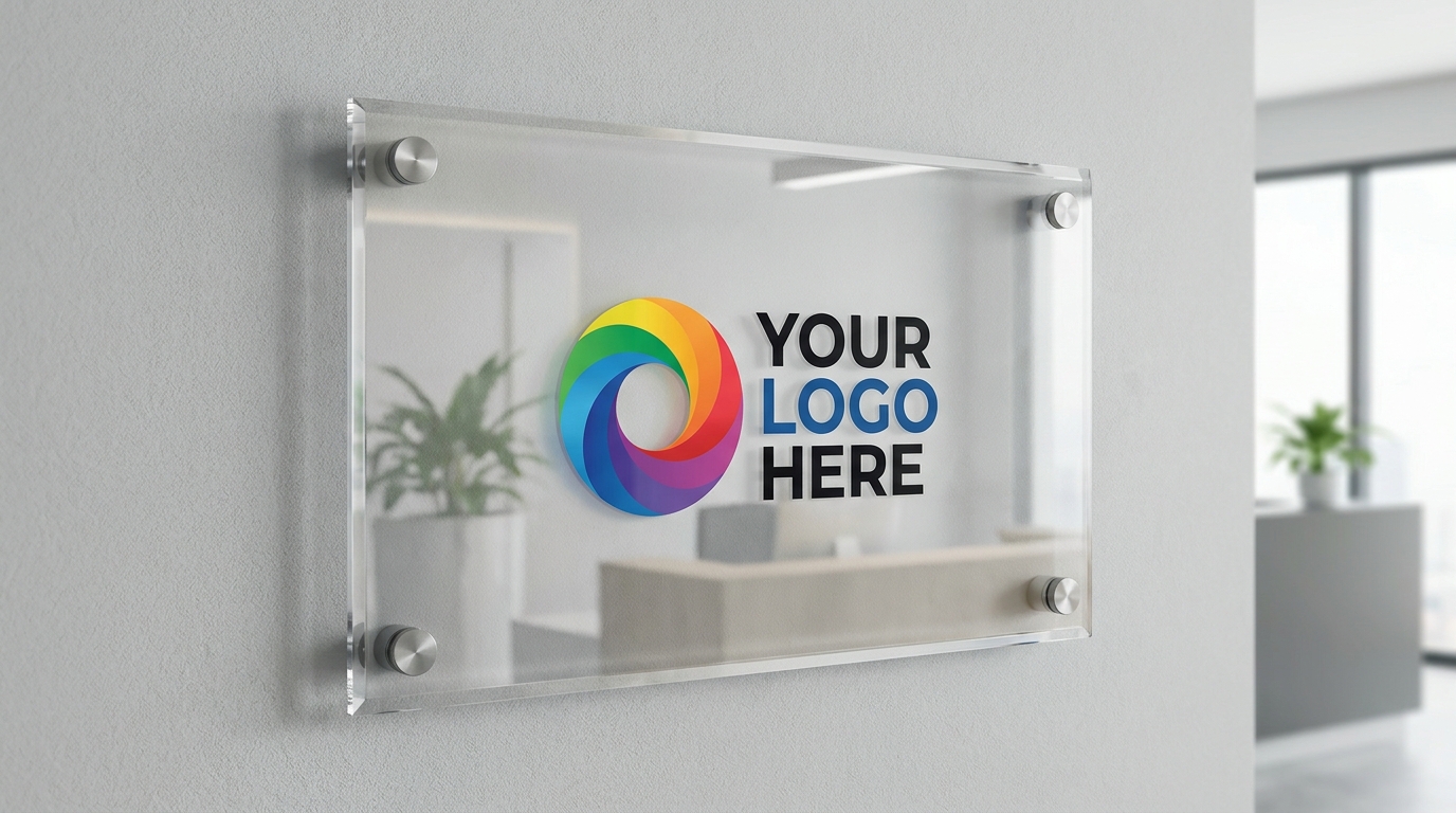 Custom Acrylic Business Logo Sign Canada – Premium Office Wall Sign