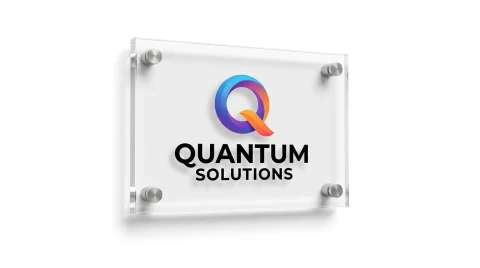 Custom Acrylic Business Logo Sign Canada – Premium Office Wall Sign — Photo 3
