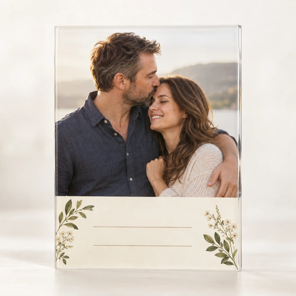 Personalized Anniversary Acrylic Photo Keepsake
