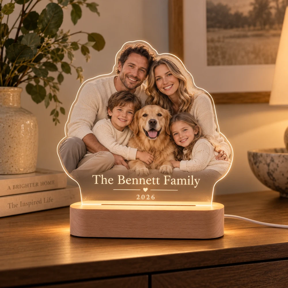 Personalized Family Photo LED Lamp