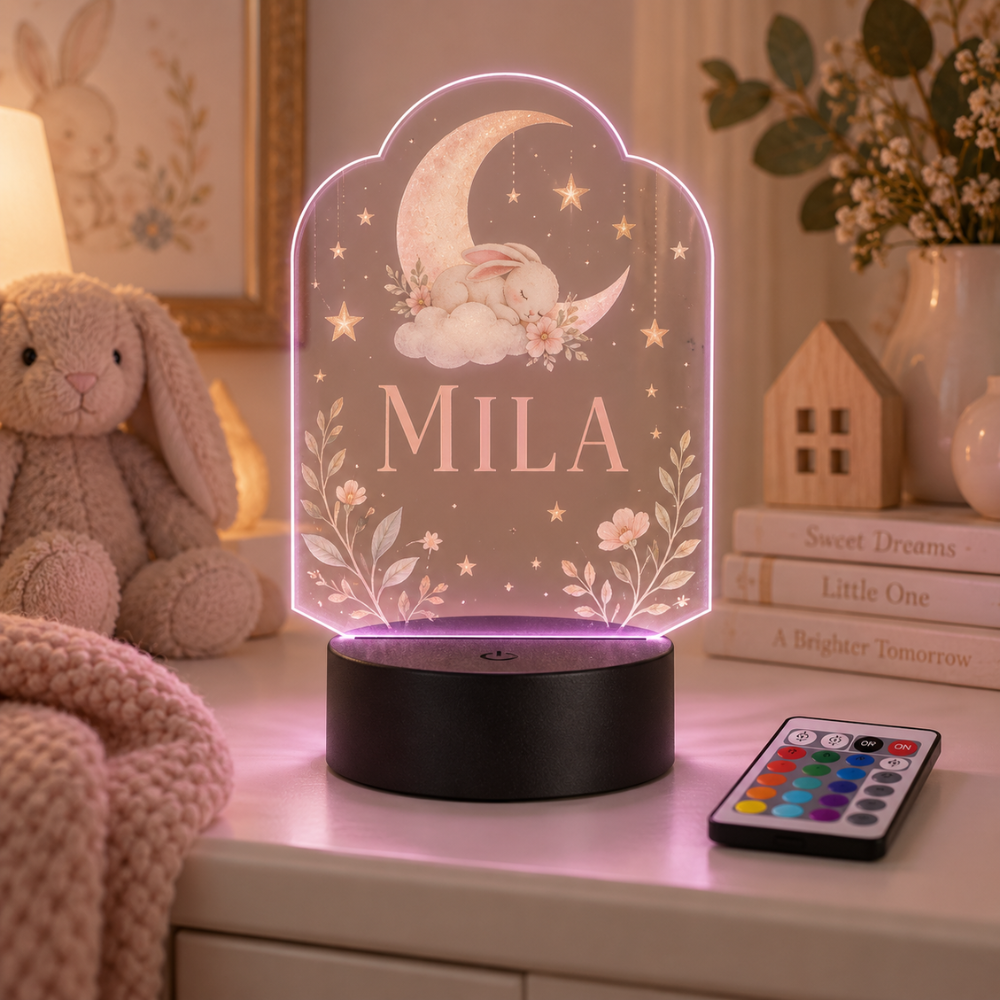 Personalized Name LED Night Light – Custom Acrylic Name Lamp — photo 4 of 5