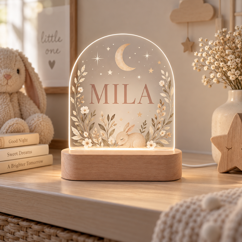 Personalized Name LED Night Light – Custom Acrylic Name Lamp — photo 3 of 5