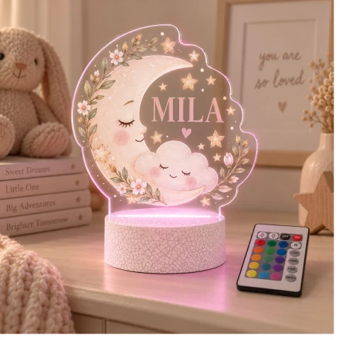 Personalized Name LED Night Light – Custom Acrylic Name Lamp — Photo 5