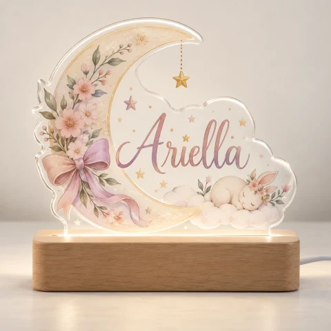 Personalized Baby Name LED Night Light — Photo 4