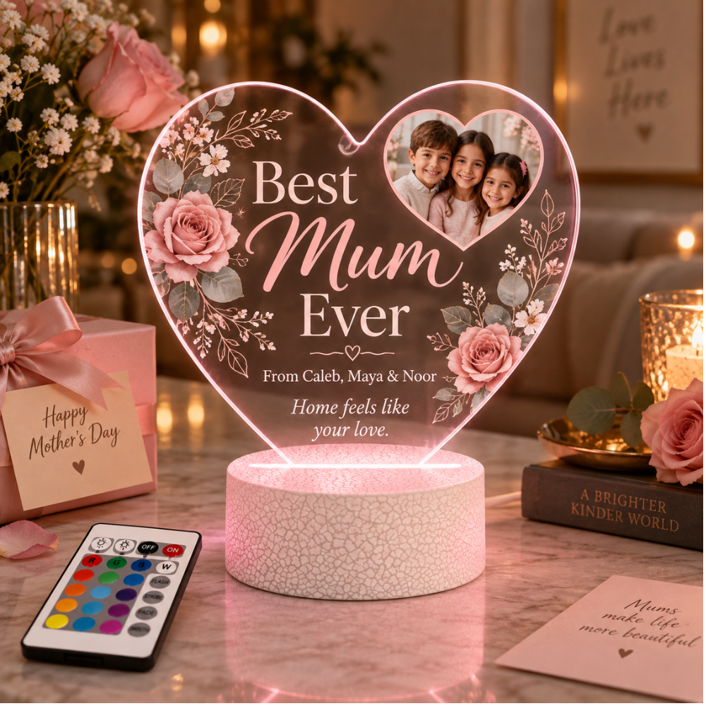 Personalized Mother’s Day Message LED Lamp — photo 5 of 5