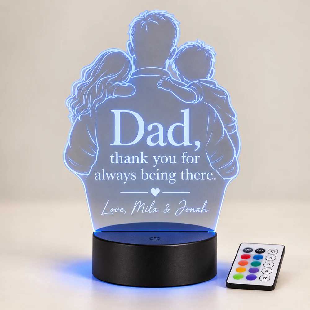 Personalized Father’s Day Message LED Lamp