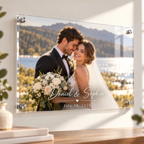 Wedding Acrylic Photo Frame — Photo 6