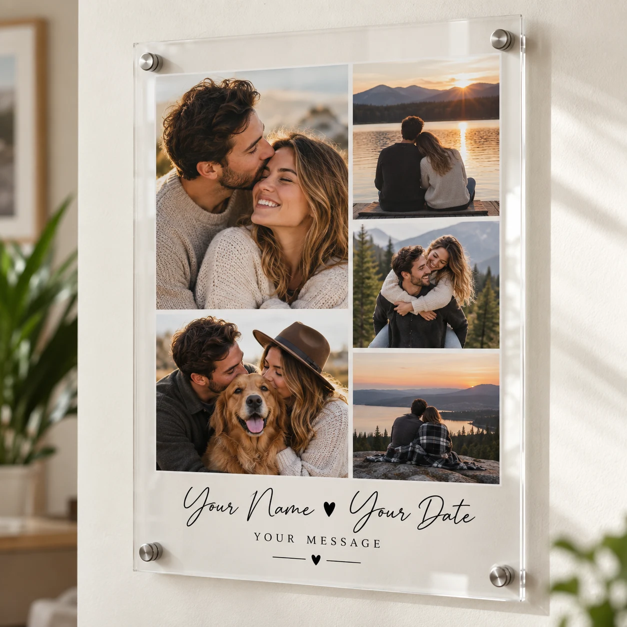 Personalized Acrylic Photo Collage