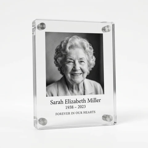 Memorial Acrylic Photo Frame — Photo 2