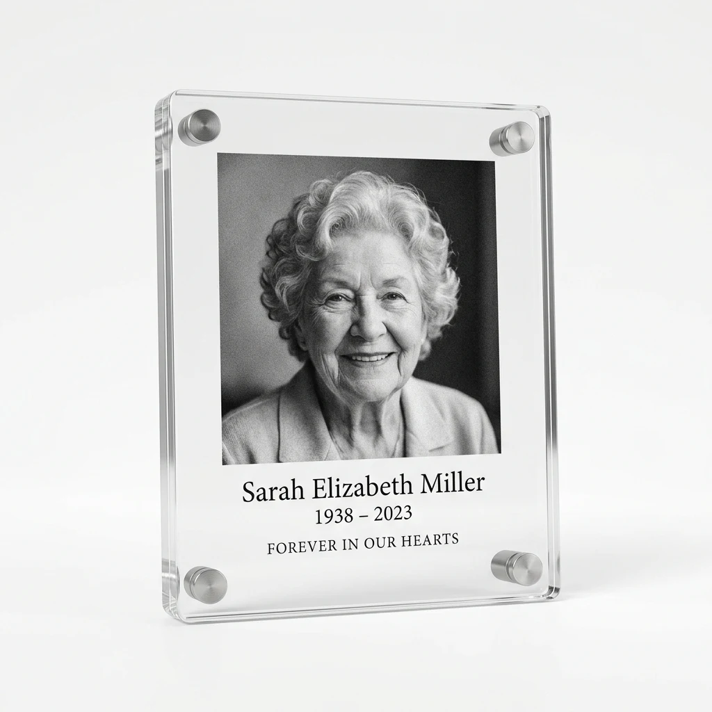Memorial Acrylic Photo Frame