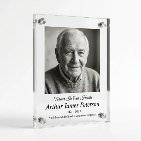 Memorial Acrylic Photo Frame — Photo 4
